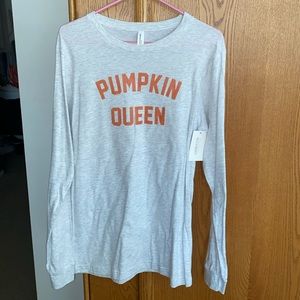 Pumpkin Queen Long Sleeve Top 🎃👑